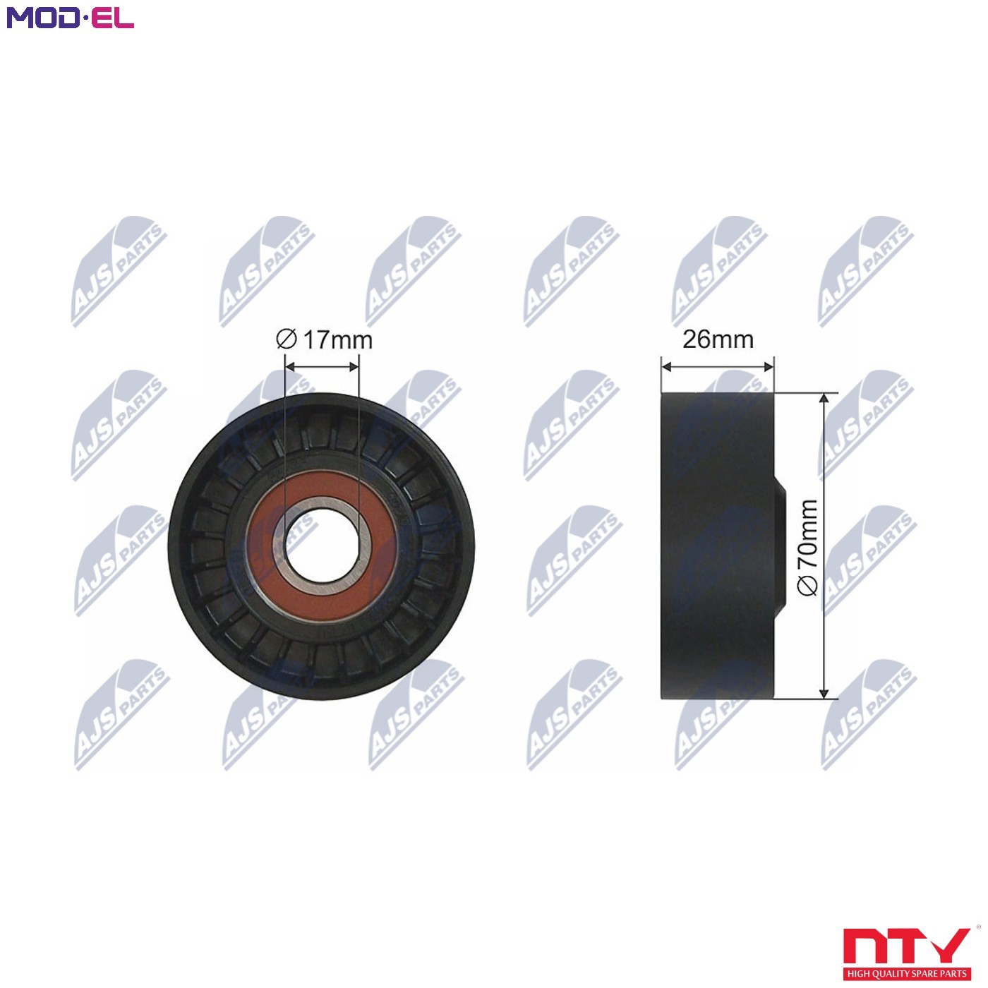 2x ✅Fits NTY RNK-BM-010 PULLEY IDLER V-BELT ⭐UK Seller⭐ - Image 10