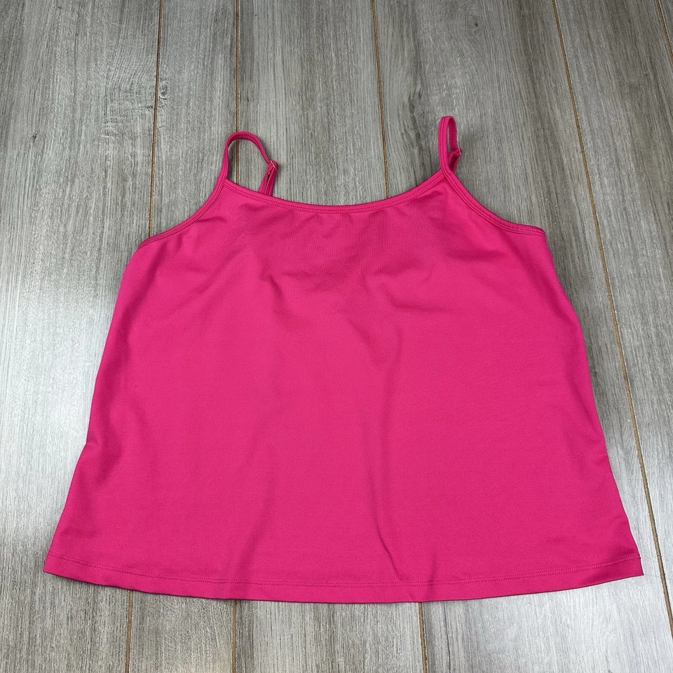Camisetas sin mangas vintage Y2K Lane Bryant Cami talla 14/16 (lote de 2) rojo rosa Foto 2 de 4