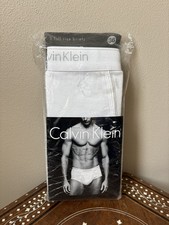 Vtg 1999 Calvin Klein Full Rise Briefs Size 36 100 Cotton Set Of 3 pair NEW