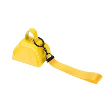 Cowbells for Sporting Events, 3 Inch Cow Bells for Football Games, Yellow