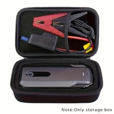 Portable Battery Jump Starter Case with Mesh Pocket - Ideal for Travel & Storage