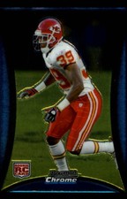 2008 Bowman Chrome #BC40 Brandon Carr RC - FB