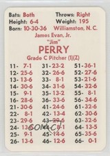 1974 APBA Baseball 1973 Season Jim Perry fm0