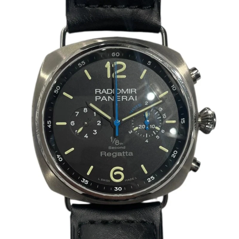 Panerai — PANERAI 2010 500 PAM00343 47mm Ti Black Dial Automatic Watch #OKW1172