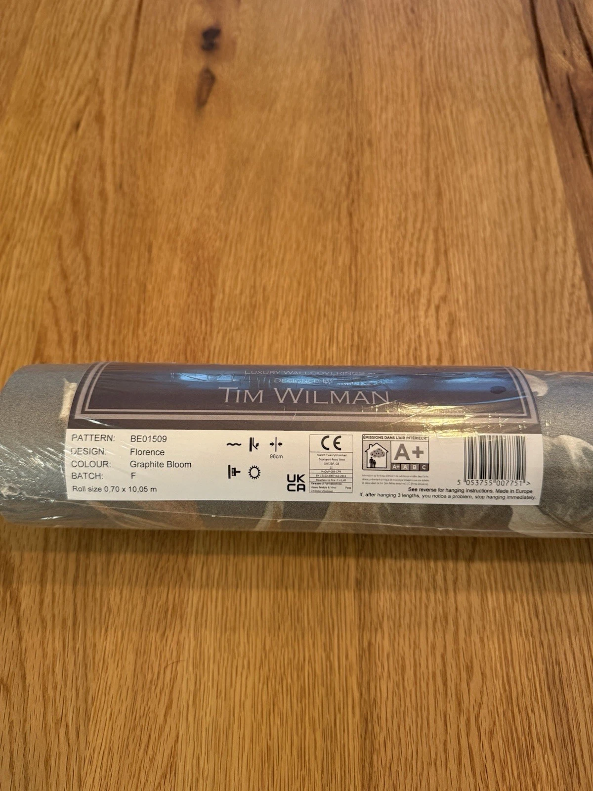 1 Roll Bellagio Florence Wallpaper Graphite Bloom BE01509 SketchTwenty3 - New 3