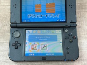 RANK B+ Nintendo New 3DS XL Metallic Black Console Tested Japan Tested D6945