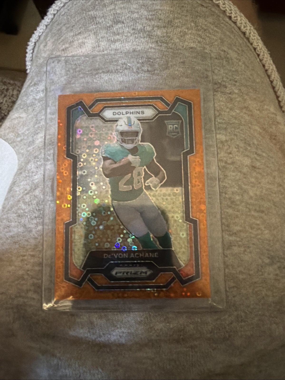 2023 Panini Prizm - Rookies De'Von Achane #365 Disco Prizm (RC)