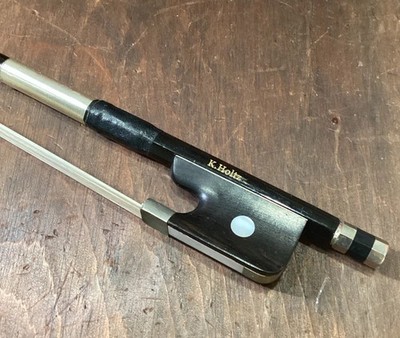 K Holtz Fiberglass Violin Bow 1/2 In BL-10