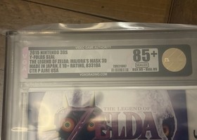 ✅Legend of Zelda Majora's Mask 3D - Nintendo 3DS - VGA Graded 85+ - 1st PRINT ✅