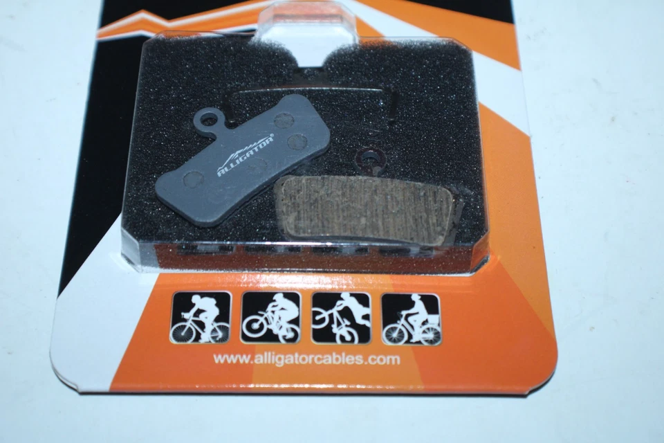 Pastillas de freno de disco semimetálicas Alligator AVID X0 con Spring Performance MTB E-Bike Foto 3 de 4