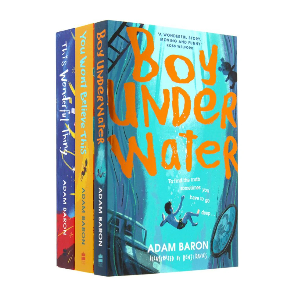 Harpercollins Boys Adam Baron Underwater 3 Books Set Underwater, You Wont Believe This, This Wonderful Thing - Image 3