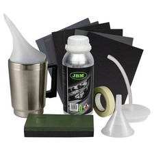 JBM KIT RINNOVA LUCIDA RIPRISTINA FARI AUTO COMPLETO CON POLIMERO PROFESSIONALE