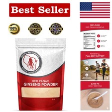 4oz Red Panax Ginseng Powder - Natural Energy  Mood Boost without Jitters