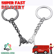 2Pcs Couples Keyrings,Pinky Promise Keyring,Matching Couple Keychain Boyfriend