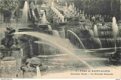 AK - 92 - Saint Cloud - Parc de Saint Cloud - La Grande Cascade - CPA
