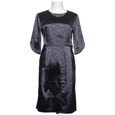 Custommade, Kleid, Größe: 36, Grau/Schwarz, Elasthan/Polyester, Leopard #CLR