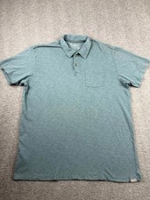 Eddie Bauer Men's Large Green Short Sleeve Performance Polo Shirt