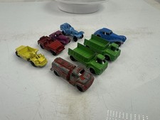 Lot Of 8 Vintage Tootsie toy Diecast Truck  Cars Earth Mover Shuttle Truck 