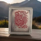 1993 China Post Year of the Rooster .999 Silver 10g Bar – Zodiac Commemorative