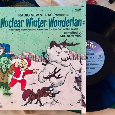 Fallout 3 New Vegas Nuclear Winter Wonderland Vol 2 Vinyl. VGM Limited 2D Ninja