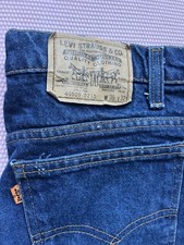 Vintage Levi  s 70  s Or 80  s Orange Tab Straight 36x32 Near Mint Jeans