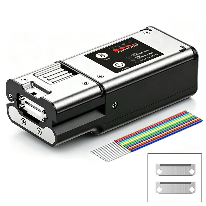 New FTTH 1~32 Core Fiber Optic Automatic Heating Wire Stripper W/Spare Blades
