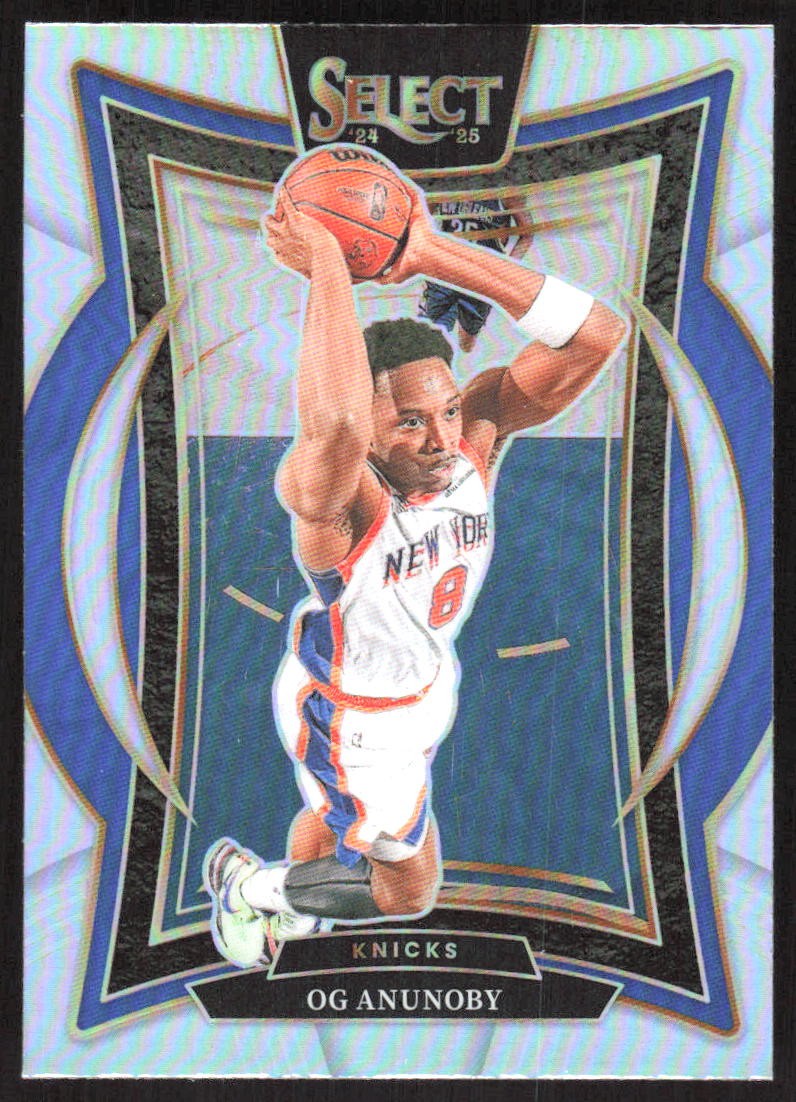 4412K 2024-25 Panini Select #11 OG Anunoby Silver Prizm