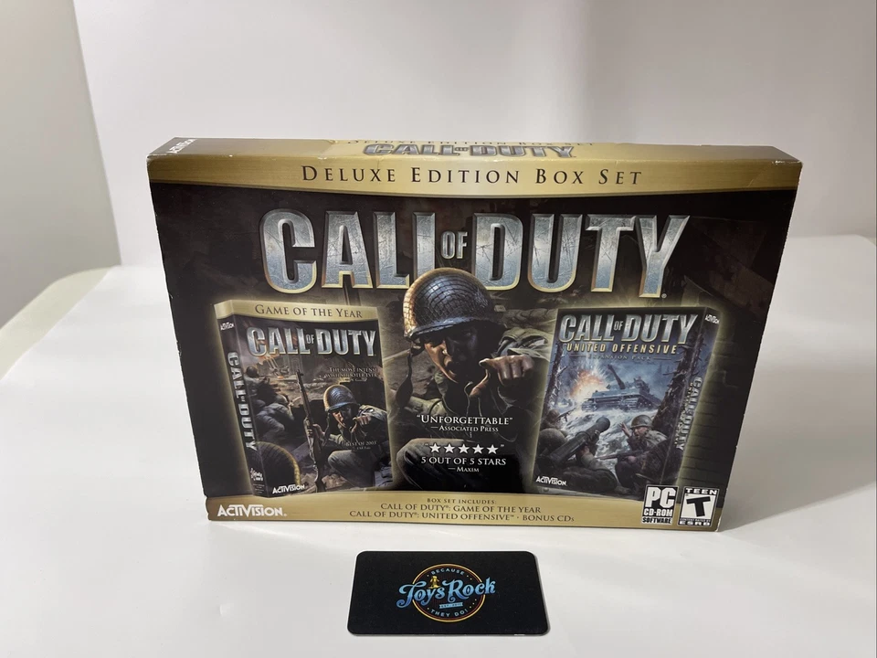 Call of Duty Deluxe Edition Game Of The Year & United Offensive Box Set SEALED - Image 2 of 4