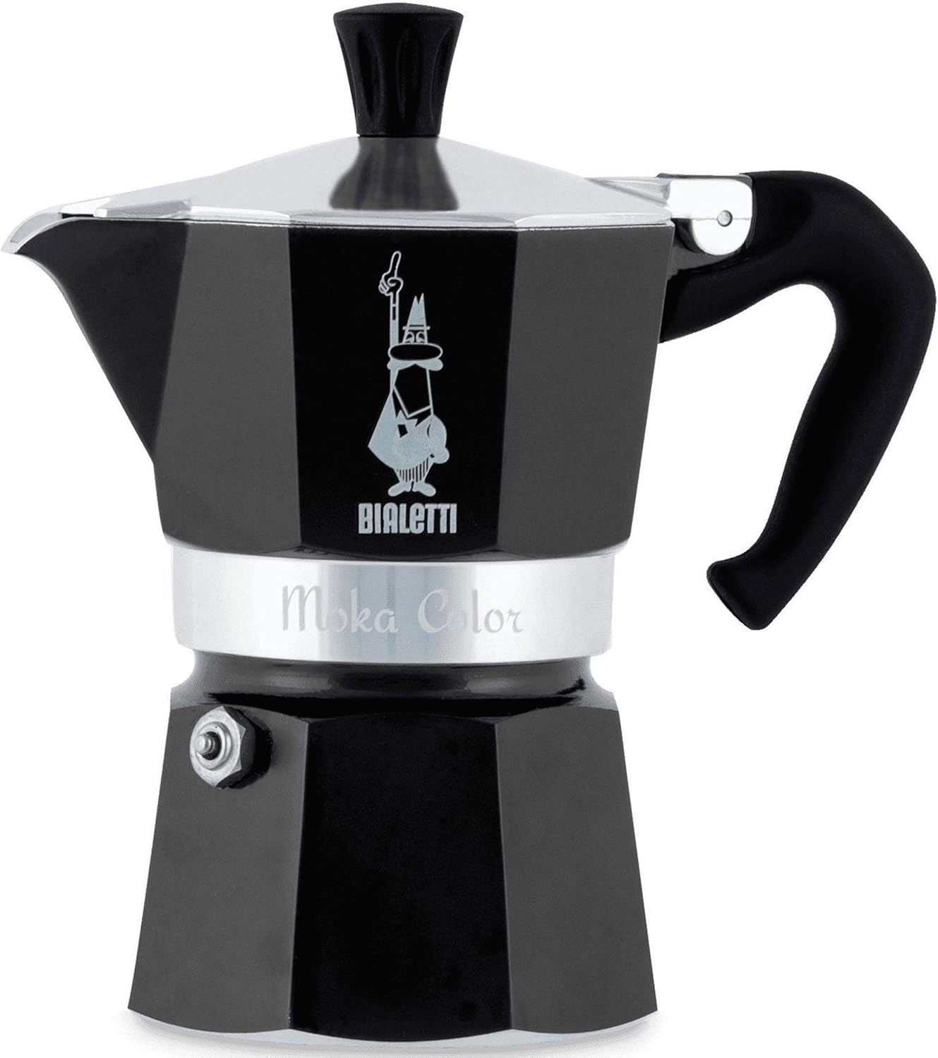 Regala la Tradizione: Moka Bialetti Color 3 Tazze Antiscottatura