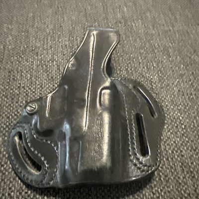 Galco Leather Belt Holster RH L119 WCD Cop Series Black