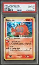 2005 POKEMON EX EMERALD #23 CAMERUPT-REVERSE FOIL PSA 10 on eBay