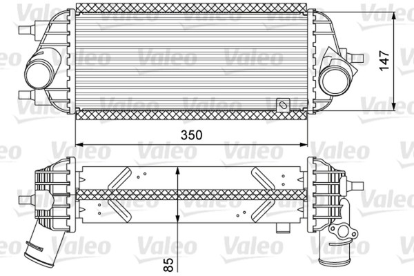 LadeluftküHler Valeo 818626 FüR Hyundai Ix35 LM EL ELH Van Crdi KIA Sportage 3-image