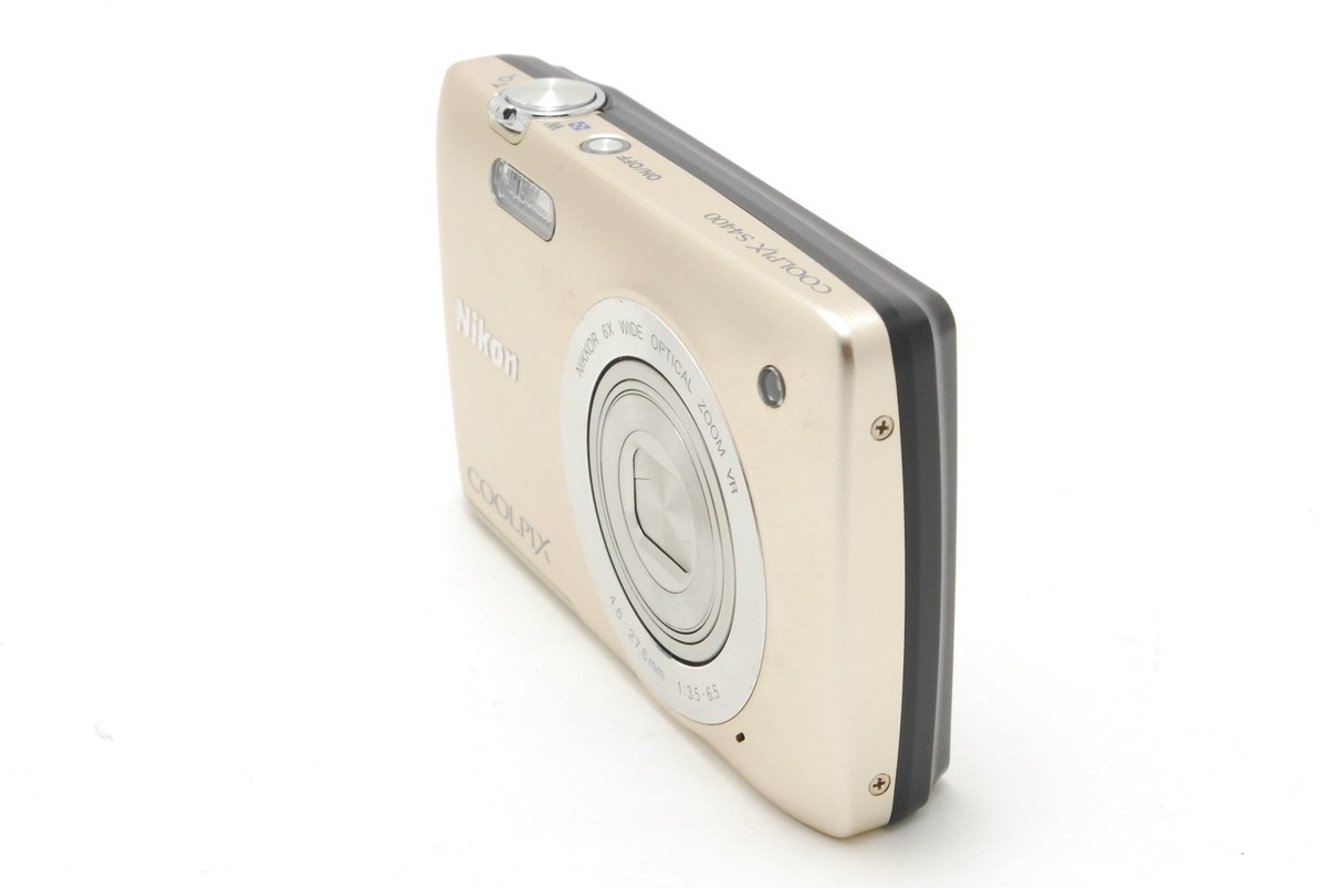 TOP MINT] NIKON COOLPIX S4400 gold Compact Digital Camera w