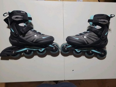 Rollerblade Zetrablade Women's Adult Fitness Inline Skate Size W10, Black/Blue