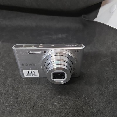 Sony Cybershot DSC-W830 20.1MP Digital Camera Silver Zeiss Lens- No Charger #3