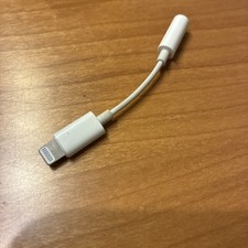 Apple Lightning to Headphone Jack Adapter Microphone Phono 3.5mm Original