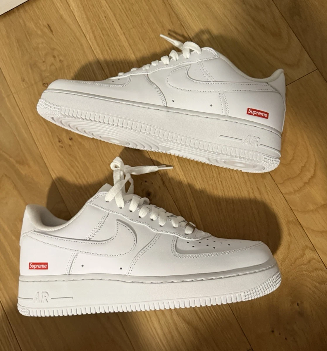 Nike Air Force 1 Supreme White | eBay