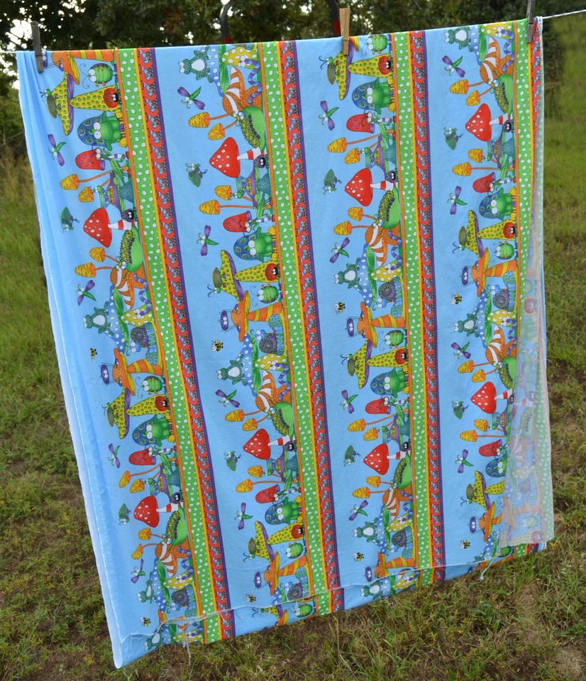 5.25 yards What’s Bugging You Cotton Fabric   Sue Marsh  42" wide - Image 2 of 2