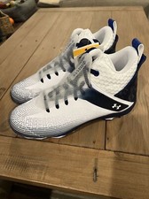 Under Armour Highlight Hammer MC Football Cleats Mens US Shoe Sz 9 White 3025085