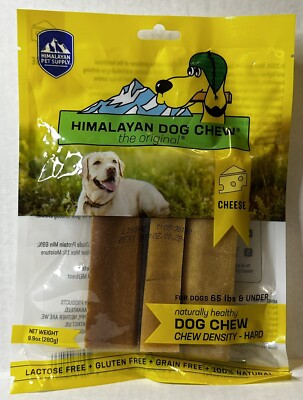 Himalayan Dog Chew Original Yak Cheese Dog Chews 100% Natural, Long Lasting-NEW