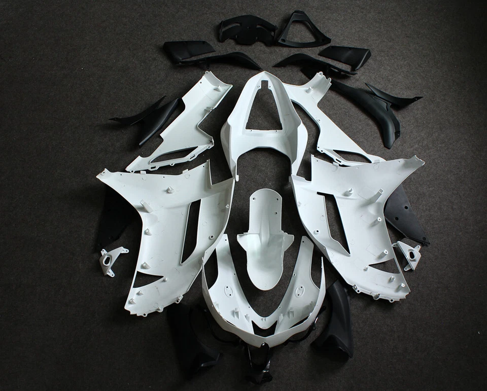 Fairing Kit For Kawasaki Ninja ZX6R 2007-2008 636 Unpainted ABS Injection Set 07 - Image 2 of 4