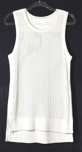 Athleta Amity Sweater Vest Ivory White 
