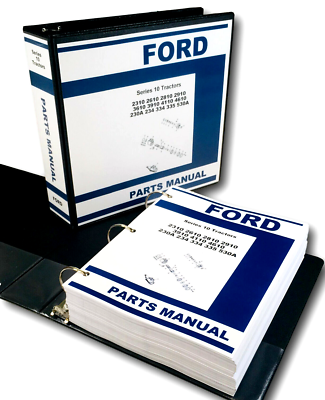 #ad Ford 3910 4110 4610 Tractor Parts Assembly Manual Catalog Book Schematics $79.97