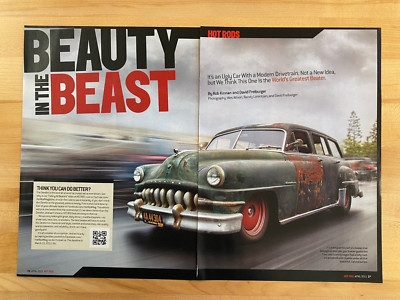 2011 Original Print 8 Page Article 1952 Chrysler Town & Country Wagon Custom