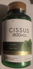 Cissus Quadrangularis Capsules 1800mg 200 Caps Non-GMO
