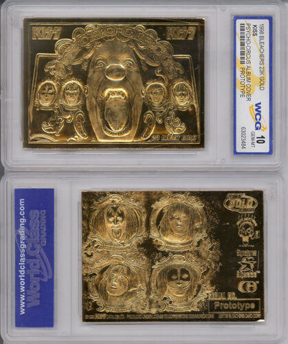 KISS Gene Simmons Psycho Circus Album Cover 23K GOLD Card - Graded GEM MINT 10 - 第 1/2 張圖片