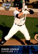 2008 Burlington Bees Multi-Ad #23 David Lough Clinton Ohio OH Baseball Card