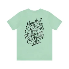 Outlaw Surf Die To Live Back T-Shirt