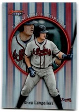 2019 Bowman's Best 1999 Franchise Favorites Shea Langeliers Atlanta Braves