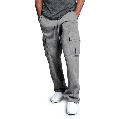 G-Style USA Men's Jogger Heavy Weight Fleece Cargo Pocket Sweat Pants - Imagen 5 de 28